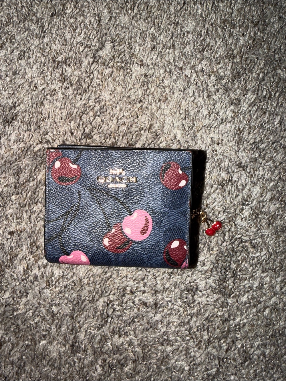 Coach Cherry Print Wallet